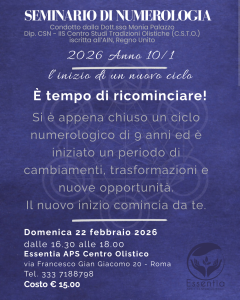 Seminario Di Numerologia