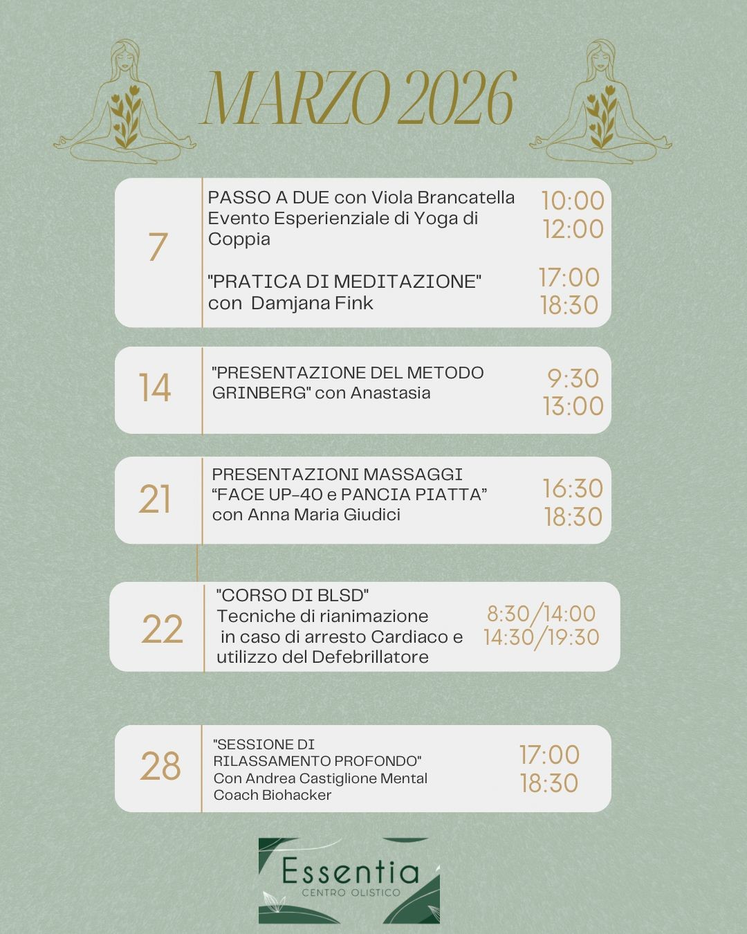 Scopri gli eventi di Marzo