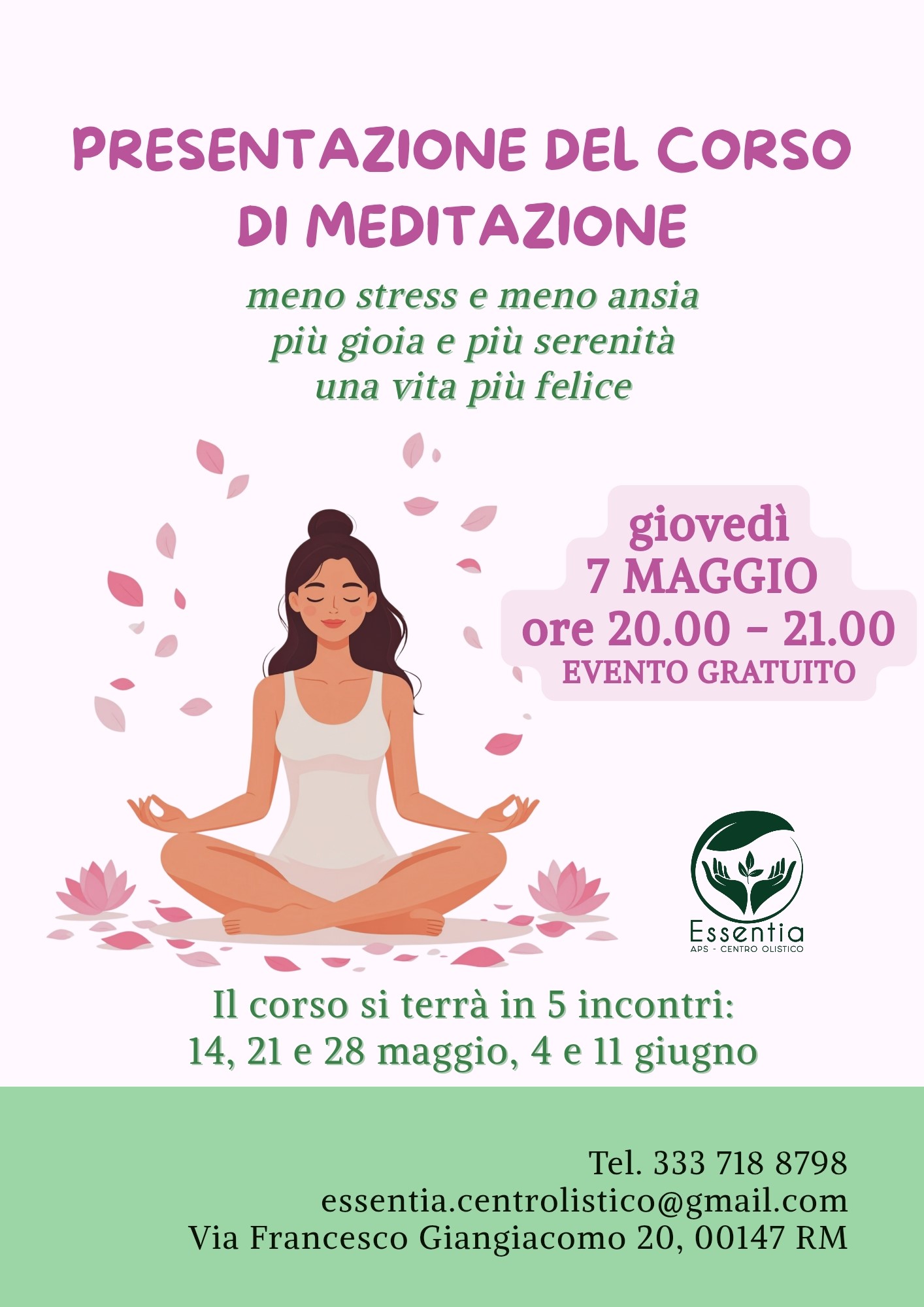Presentazione del Corso di Meditazione