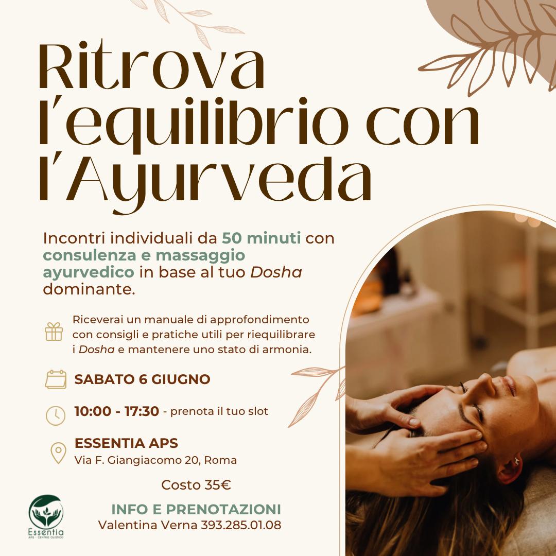 Ritrova l'equilibrio con l'Ayurveda: Incontri Individuali