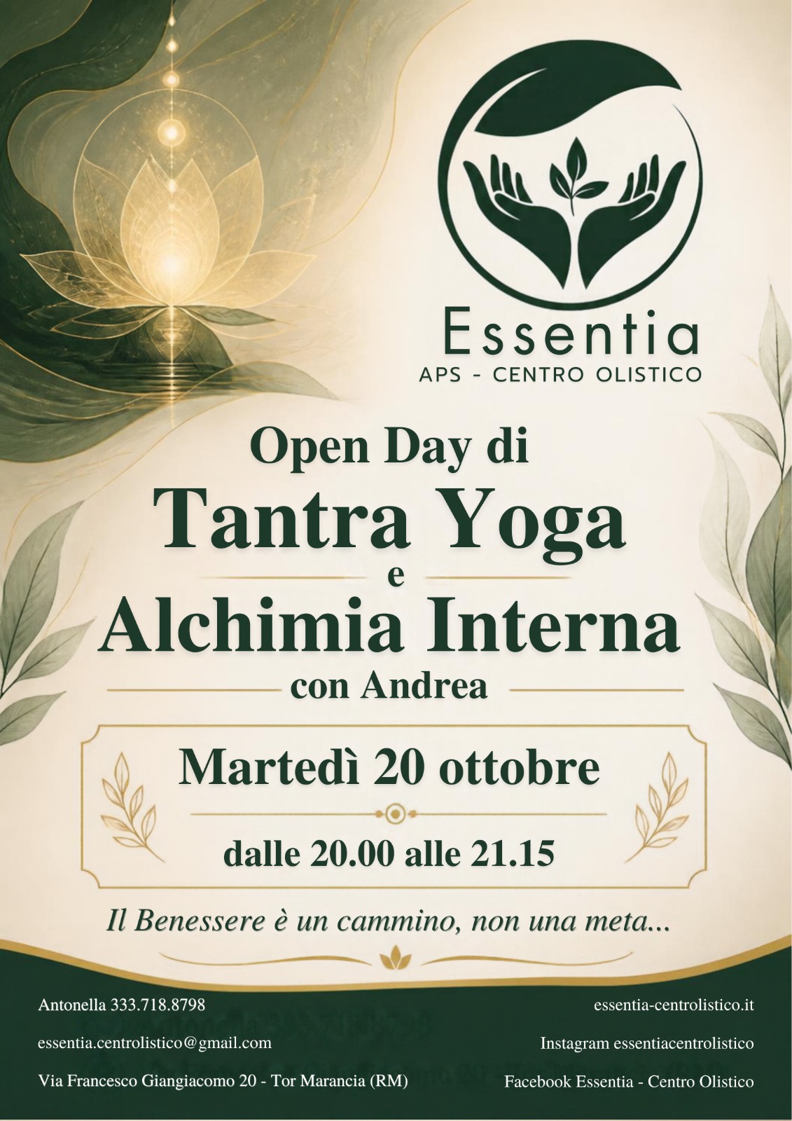 Open Day TANTRA YOGA e Alchimia Interna